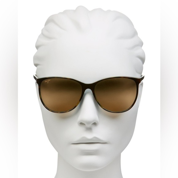 Maui Jim Accessories - NWT Polarized Maui Jim Sunglasses Ocean Tortoise Peacock Blue Cat Eye